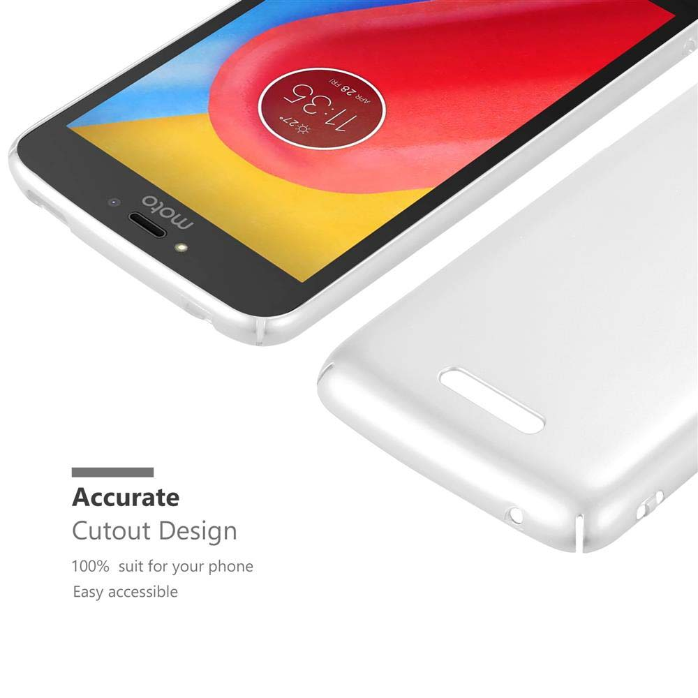 Telefon und weiße Hülle. Der Bildschirm ist sichtbar. Präzises Cutout-Design ist der Fokus.
