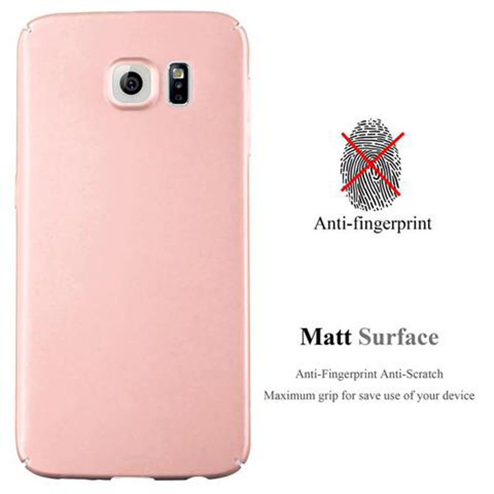Rosa Handyhülle, Anti-Fingerprint und matte Oberfläche. Die Hülle ist auf weißem Hintergrund.