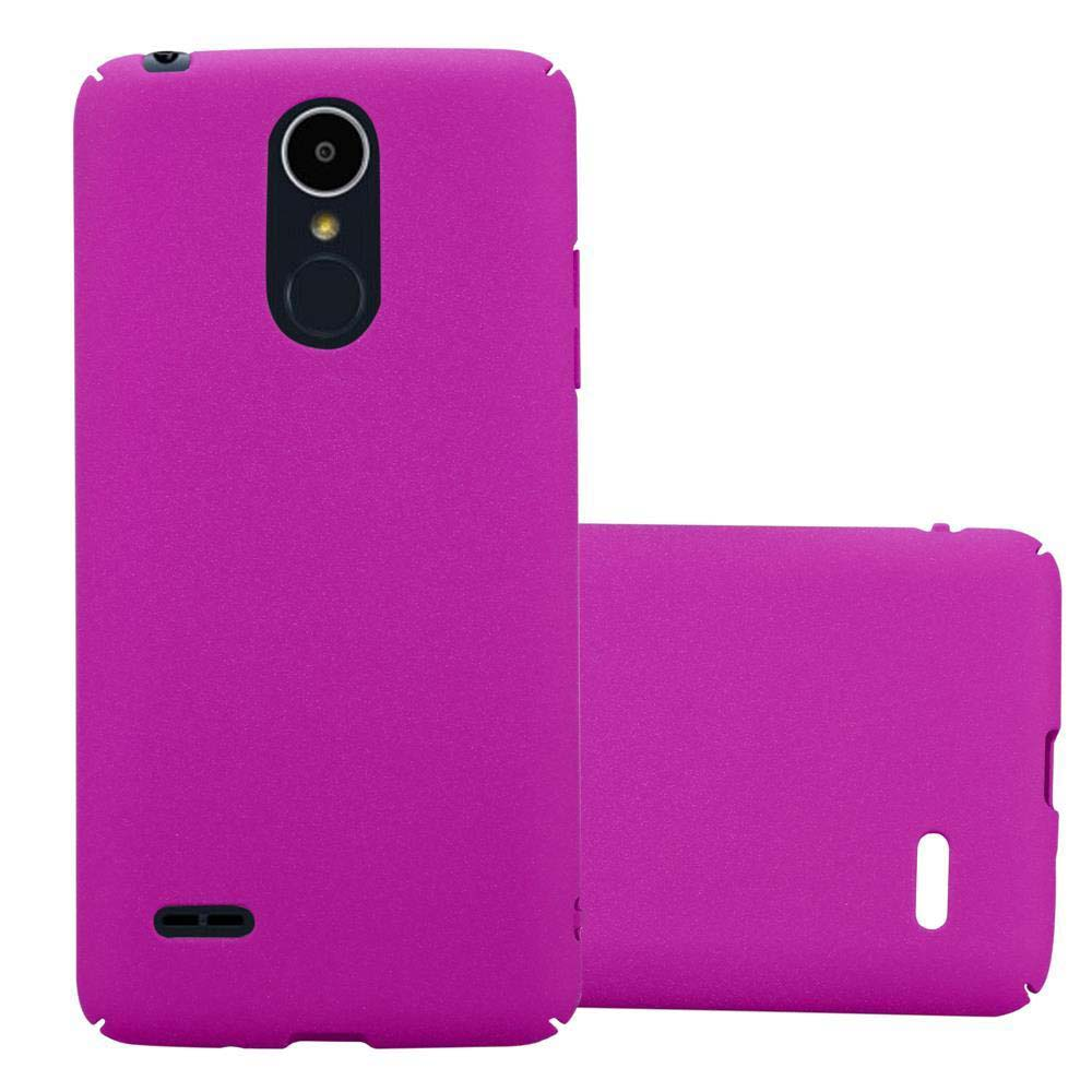 Zwei magenta Handyhüllen, eine aufrecht, eine auf der Seite.