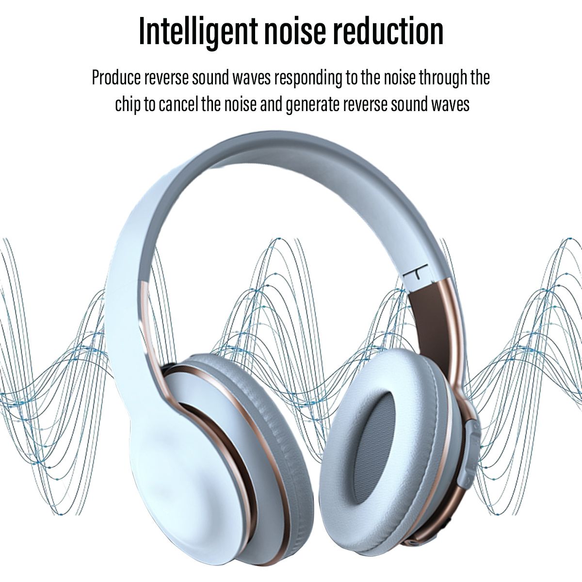 JEDBESETZT Kabellose, Over-ear Bluetooth Kopfhörer Blau