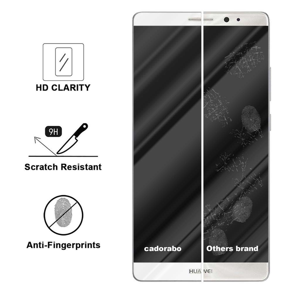Uno schermo del telefono con una protezione per lo schermo, che mostra la chiarezza HD. I test mostrano resistenza ai graffi e anti-impronte.