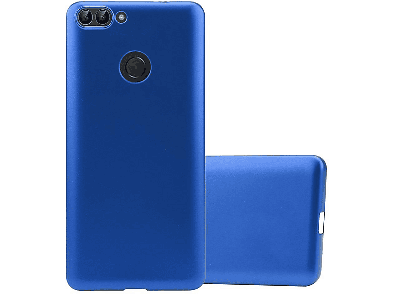 Cadorabo Vetro Temperato Per Huawei P Smart 2018 / Enjoy 7S, Copertura Completa, Durezza 9H, Trasparente Con Bordo Nero