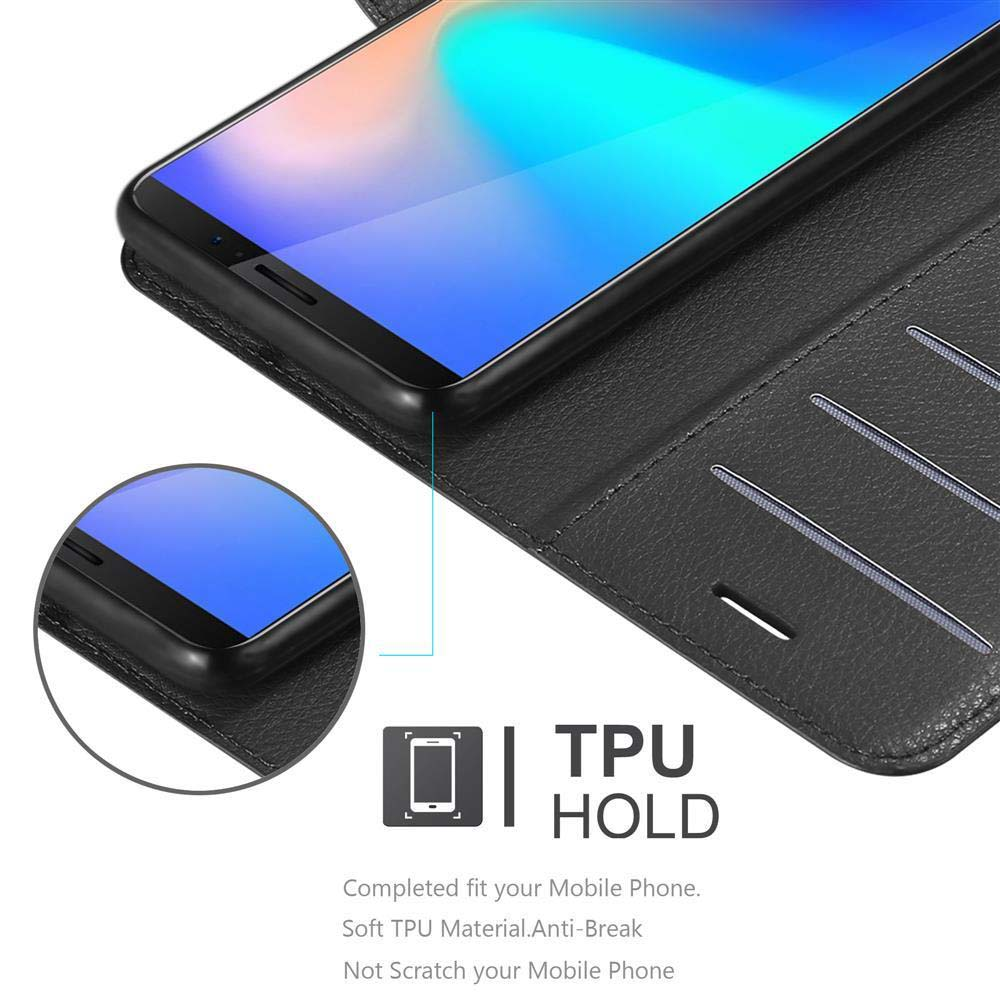 Handyhülle mit Telefon. Text: TPU HOLD, Soft TPU Material, Anti-Break.