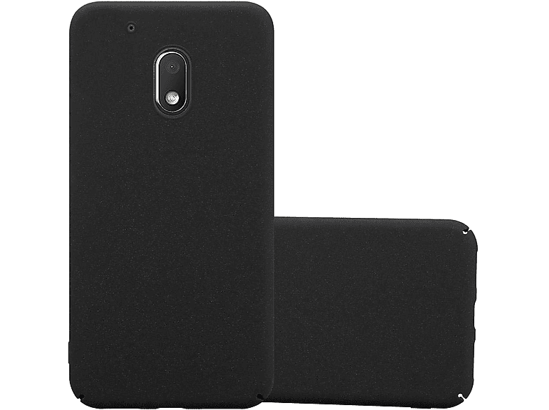 Cadorabo Hoesje geschikt voor Motorola MOTO G4 PLAY in METAAL BLAUW - Hard Case Cover