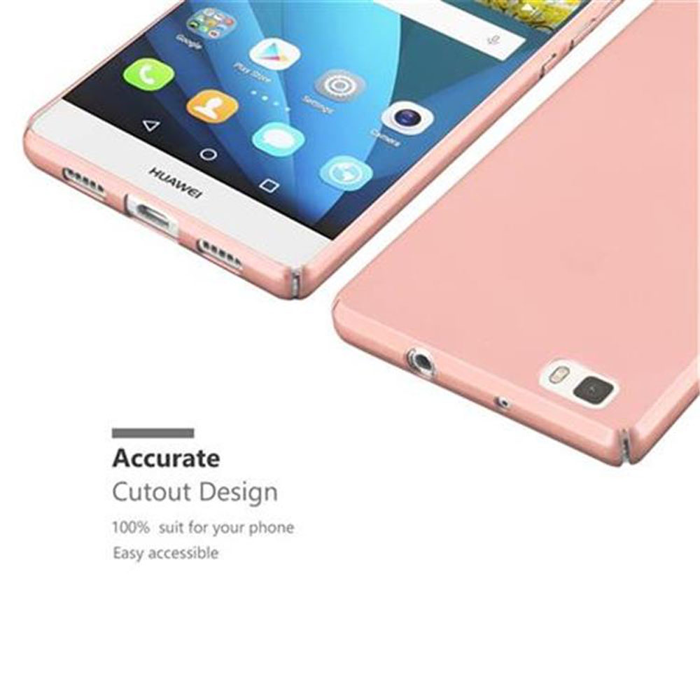 Dos teléfonos, uno con funda y otro sin ella, mostrando un diseño de recorte preciso.
