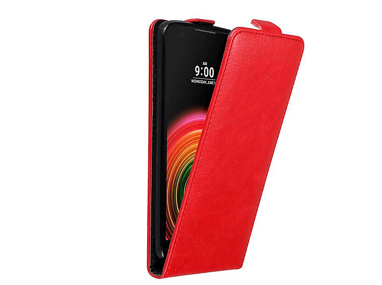 Cadorabo Custodia Flip Per Cubot Power, Rosso Mela, Con Chiusura Magnetica E Porta Tessere - 3