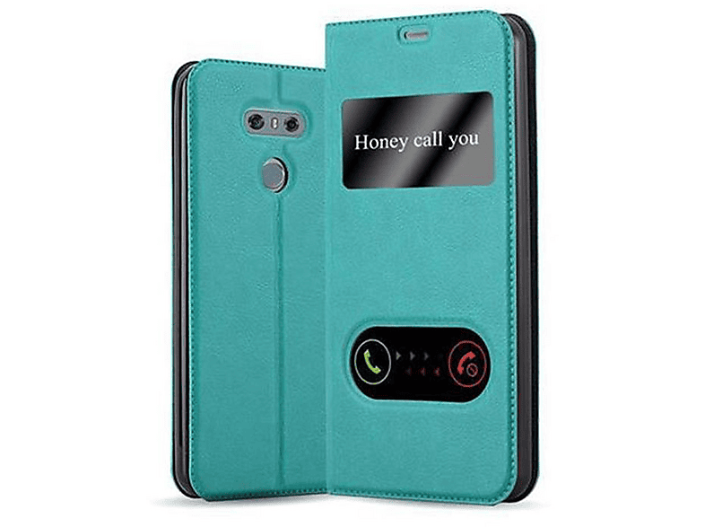 Cadorabo Custodia Libro per LG G3 in Lila Bordeaux - con 3 Vani di Carte e Chiusura Magnetica - Portafoglio Cover Case Wallet Book Etui Protezione