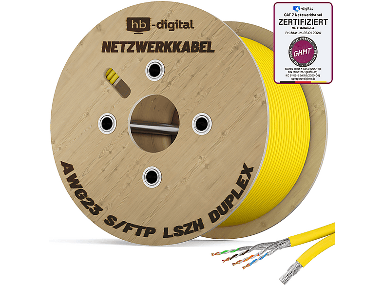 RedStar24 CAT 7 Cavo Di Rete 15m - Cavo Ethernet CAT7 Schermato - Foto 2