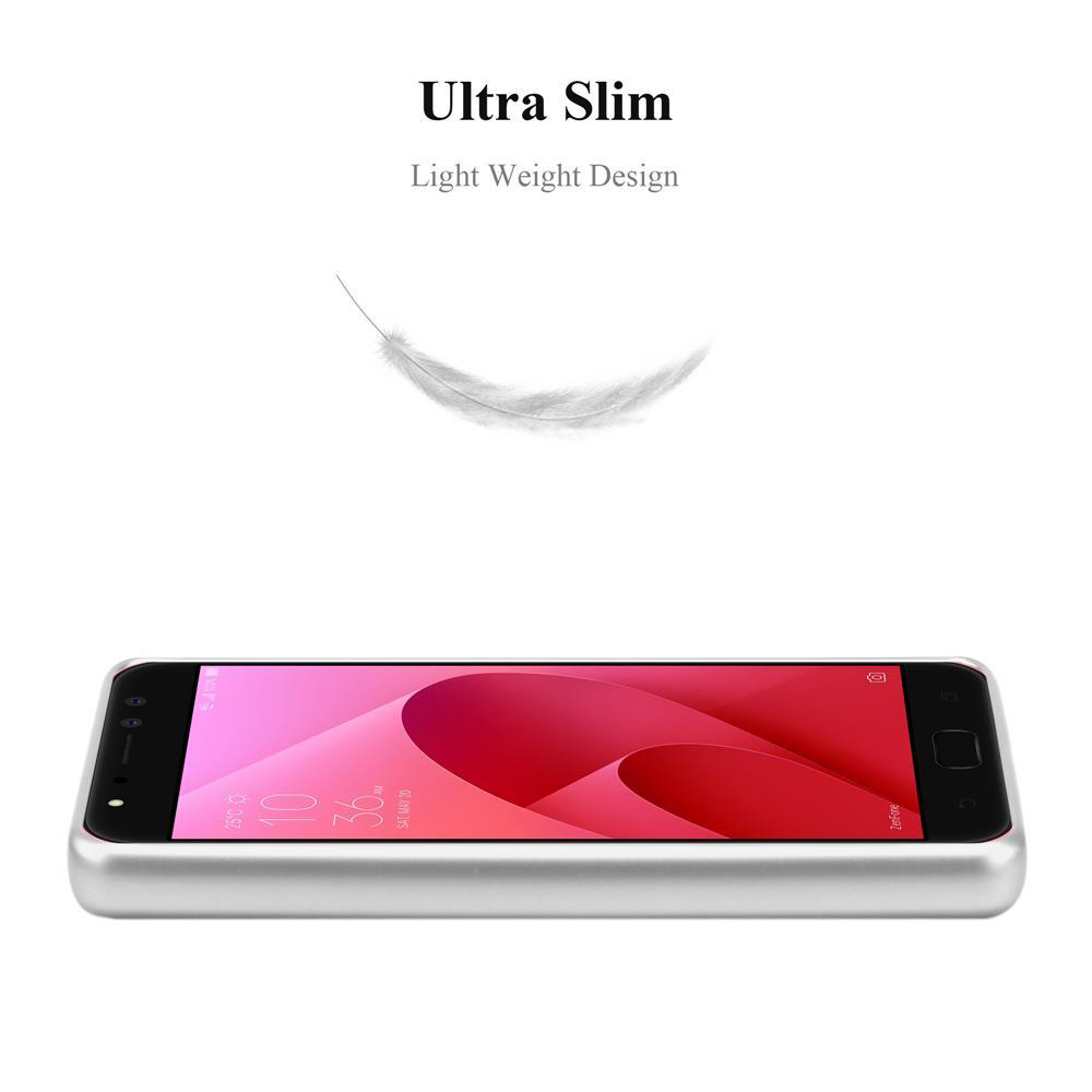 Telefon mit Hülle. Telefon silber, Hülle silber. Weißer Hintergrund. Federgrafik.