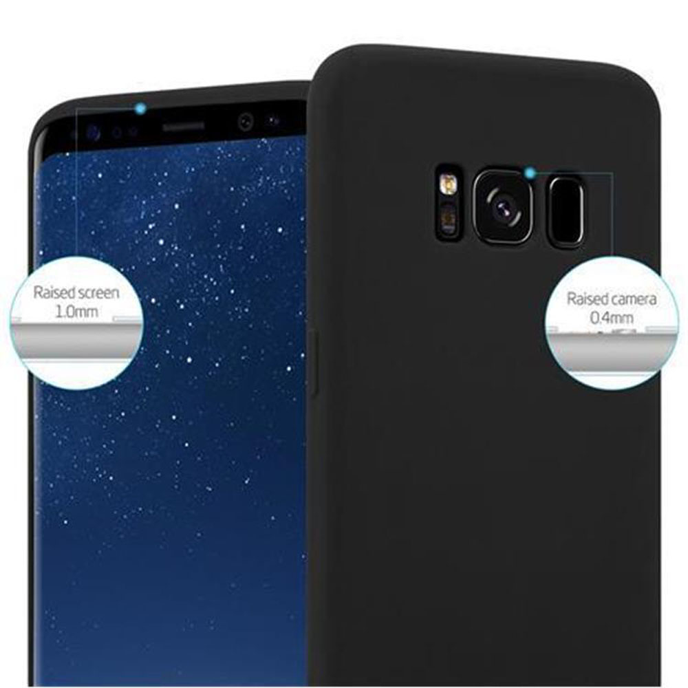 Due telefoni neri con testo: Schermo rialzato 1,0 mm e Fotocamera rialzata 0,4 mm.