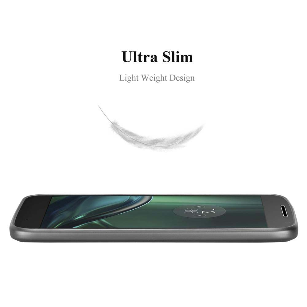 Teléfono sobre fondo blanco. Texto: 'Ultra Slim, Light Weight Design'. Una pluma flotante encima.