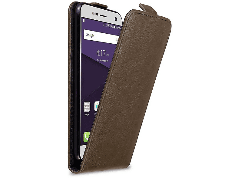 Cadorabo Custodia Libro ZTE Blade V2020 Smart Portafoglio BRUNO CAFÉ Con Carte E Stand - 2