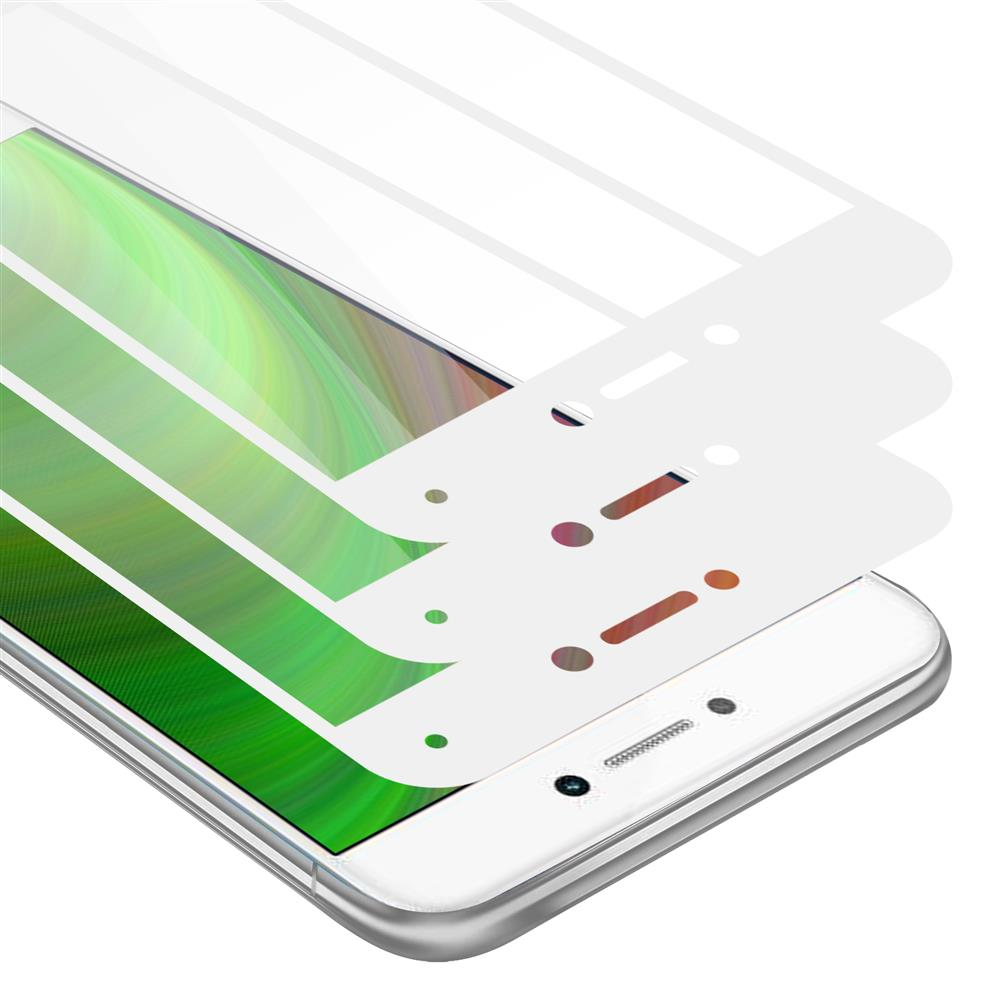 Un telefono con protezioni per lo schermo, che mostra strati di protezione. Il telefono è su sfondo bianco.