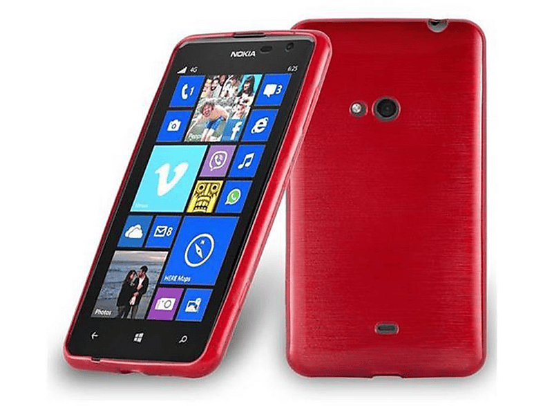 Funda | CADORABO Funda de silicona, Compatible con Nokia Lumia 625