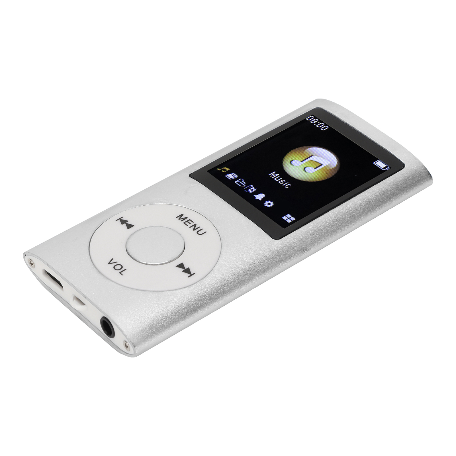 Lettore MP3 Multifunzionale Portatile - Suono Senza Perdita con Schermo LCD 1.8 Pollici - Memoria Espandibile Fino a 64GB