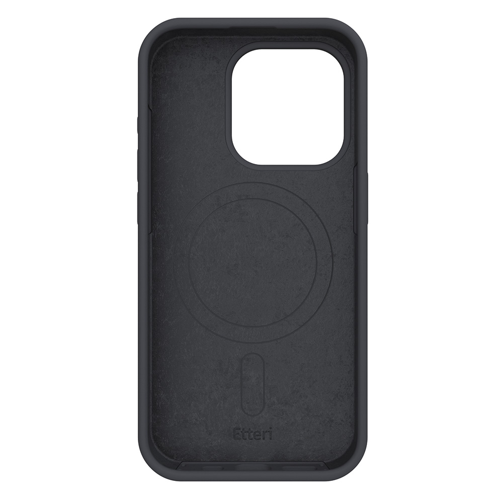 ETTERI Silicone Mag Case, Backcover, APPLE, iPhone 15 Pro Max, Schwarz ...