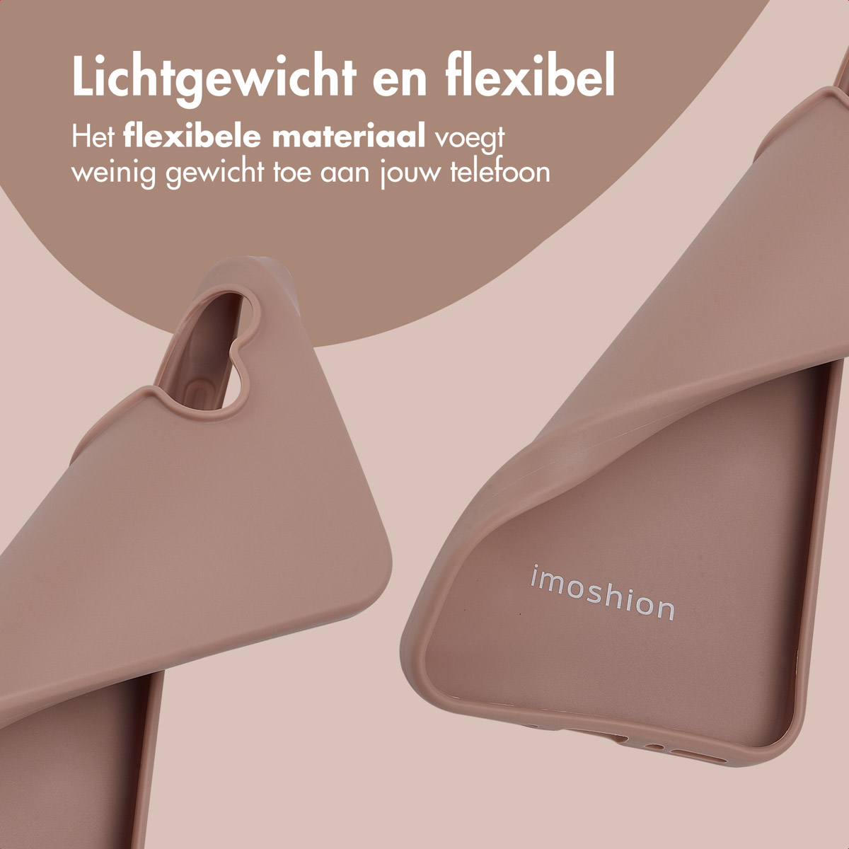 IMOSHION Coque colorée compatible avec Samsung Galaxy A26 Étui de Téléphone voor Samsung Samsung Galaxy A26 Marron