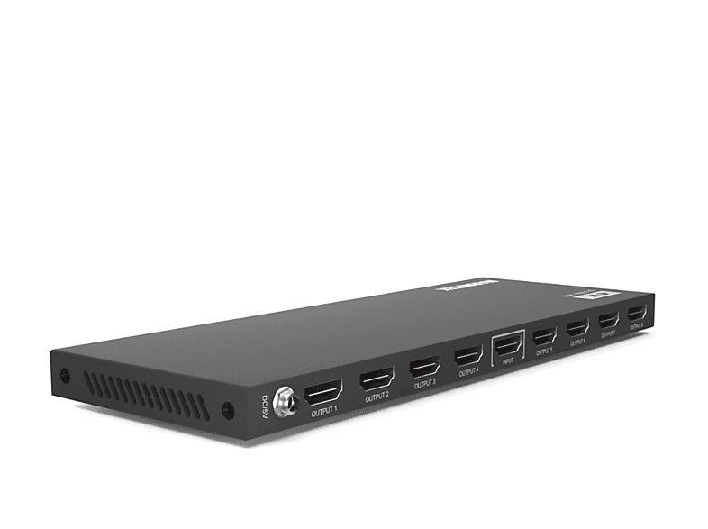 Sdoppiatore HDMI 4K60 - Marmitek Split 612 UHD 2.0-1 ingresso / 2 uscite - Ultra HD - Splitter HDMI - 3840 x 2160-60 Hz - HDR - 18 Gbs - HDCP 2.2 - Interruttore EDID - Amplificatore integrato