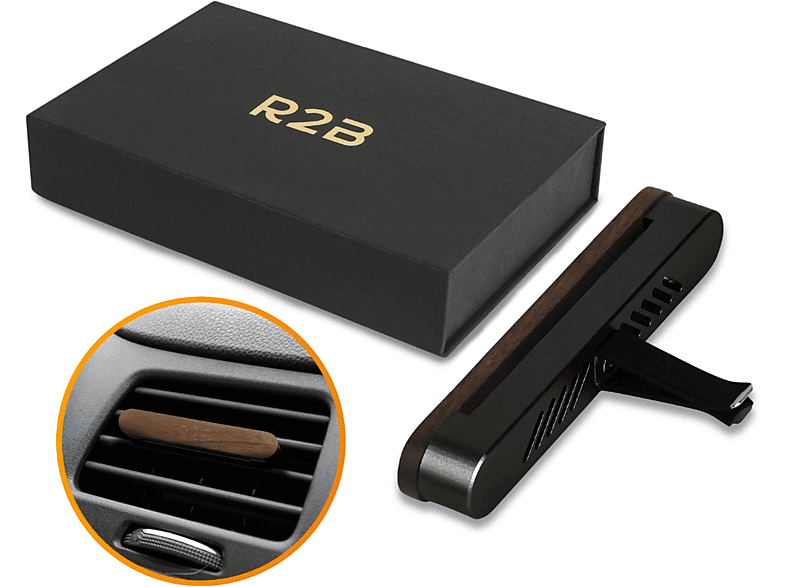 R2B Lüftungsgitter Autoduft, Schwarz | MediaMarkt
