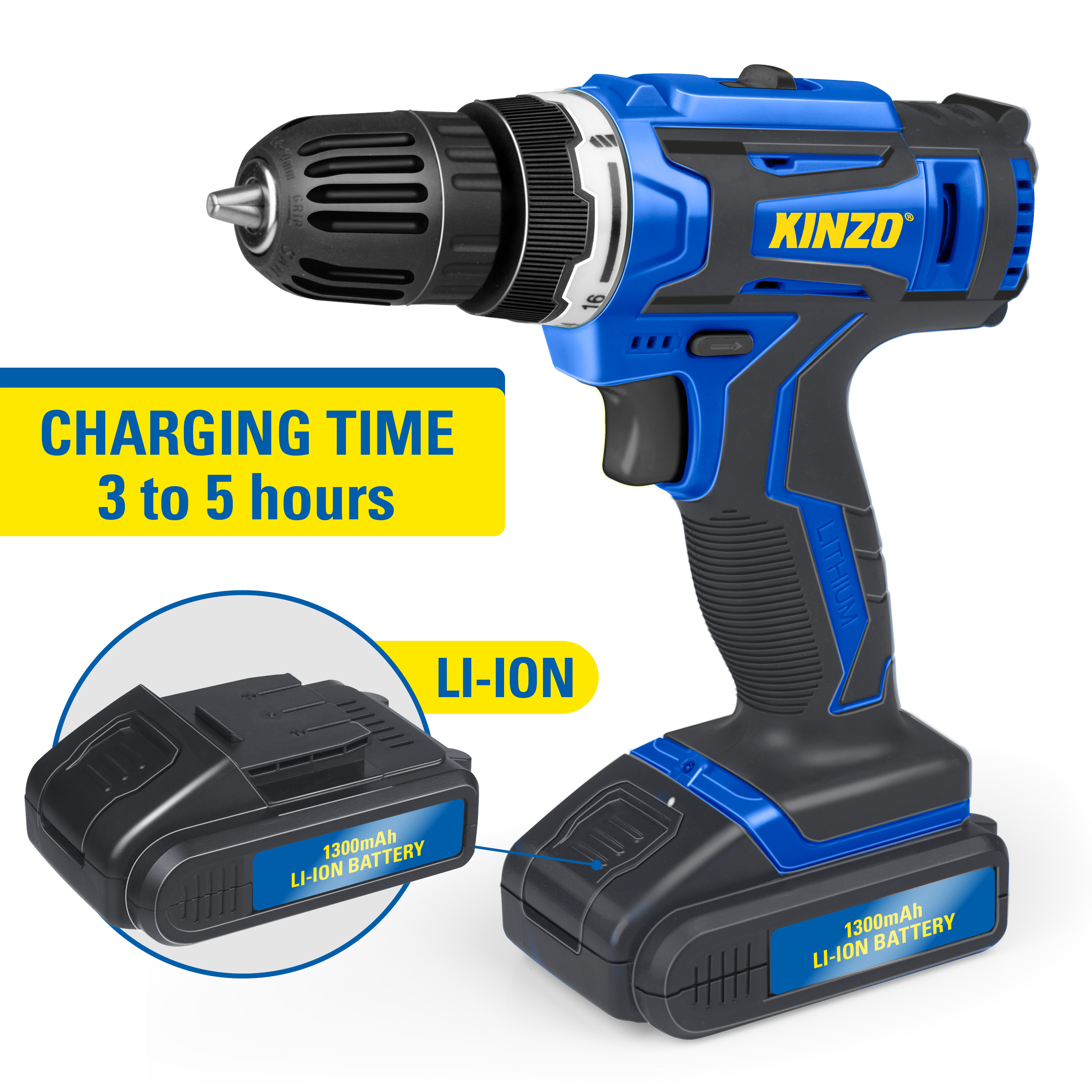 KINZO MEQ-EL9130/0013 Accuboormachine