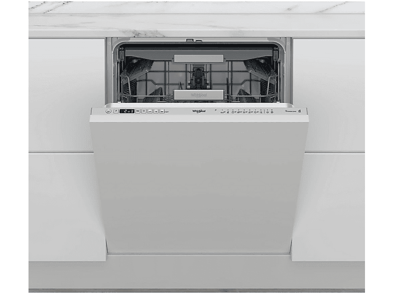 WHIRLPOOL WKCIO3T133PFE WKCIO3T133PFE Geschirrspüler (vollintegrierbar (Besteckkorb, 598 mm breit, 43 dB (A), D)