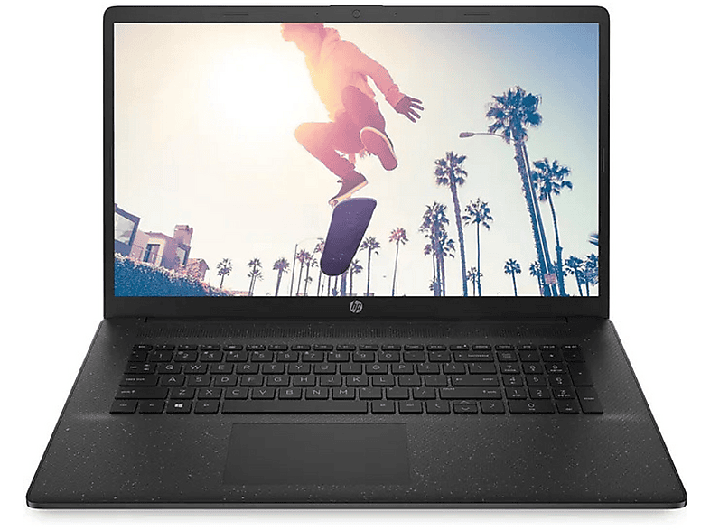 HP | 17,3" | N200 | 4 x 3.70 GHz | Win 11, Notebook, mit 17,3 Zoll Display, Intel® N-Series,N200 Prozessor, 16 GB RAM, 512 GB SSD, Intel® UHD Graphics, Jet Black, Windows 11