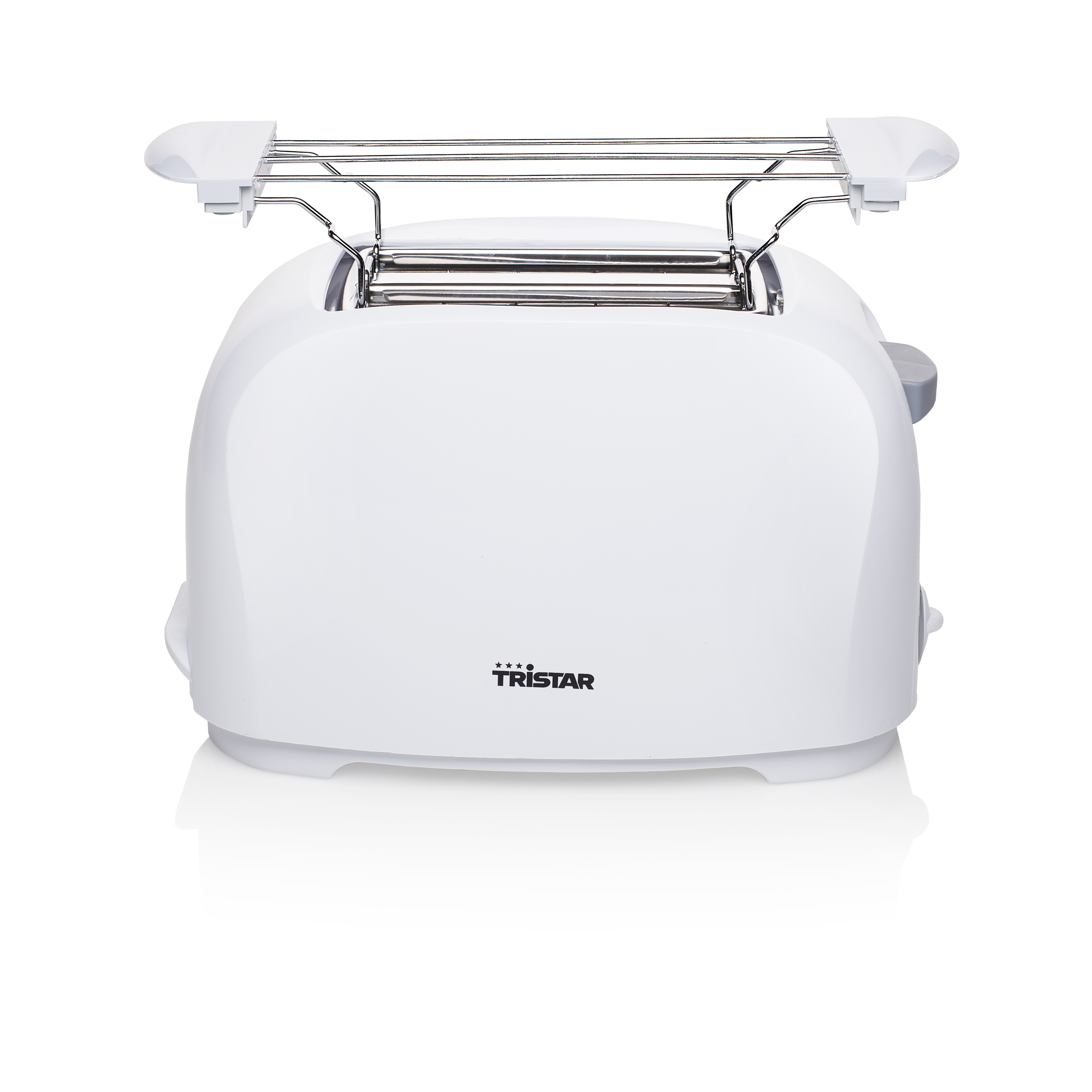 Biały toster z napisem: TRISTAR.