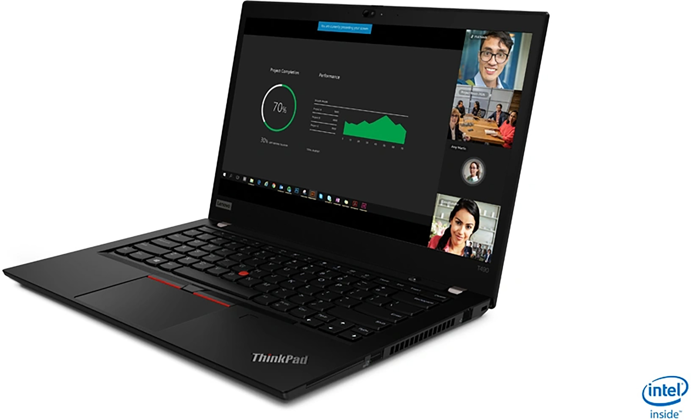 LENOVO ThinkPad T490 - QWERTY - 14 in - Intel®Core™ i5 - 8 GB - 256 GB - UHD 620
