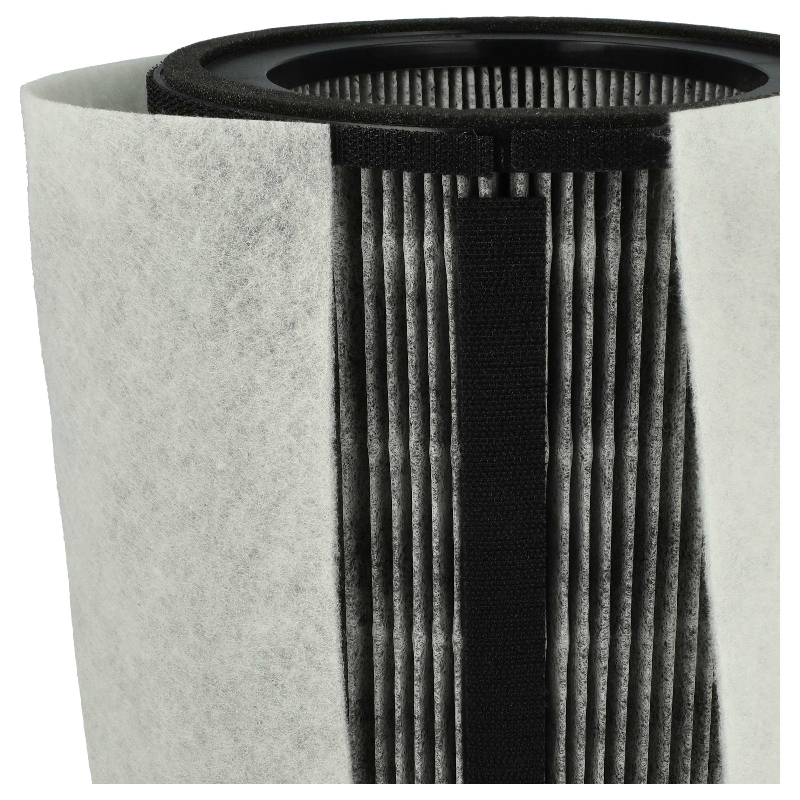 Nahaufnahme von weißem Filterpapier mit schwarzen horizontalen Linien.