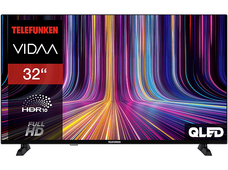 TELEFUNKEN QF32VP750S QLED TV (Flat, 32 Zoll / 80 cm, Full-HD, SMART TV)