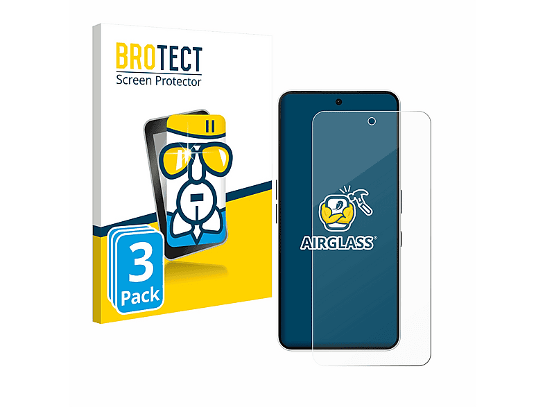 BROTECT AirGlass Panzerfolie Für Telekom T Phone 2 – 9H Kratzfest, Anti-Fingerprint, Made In Germany
