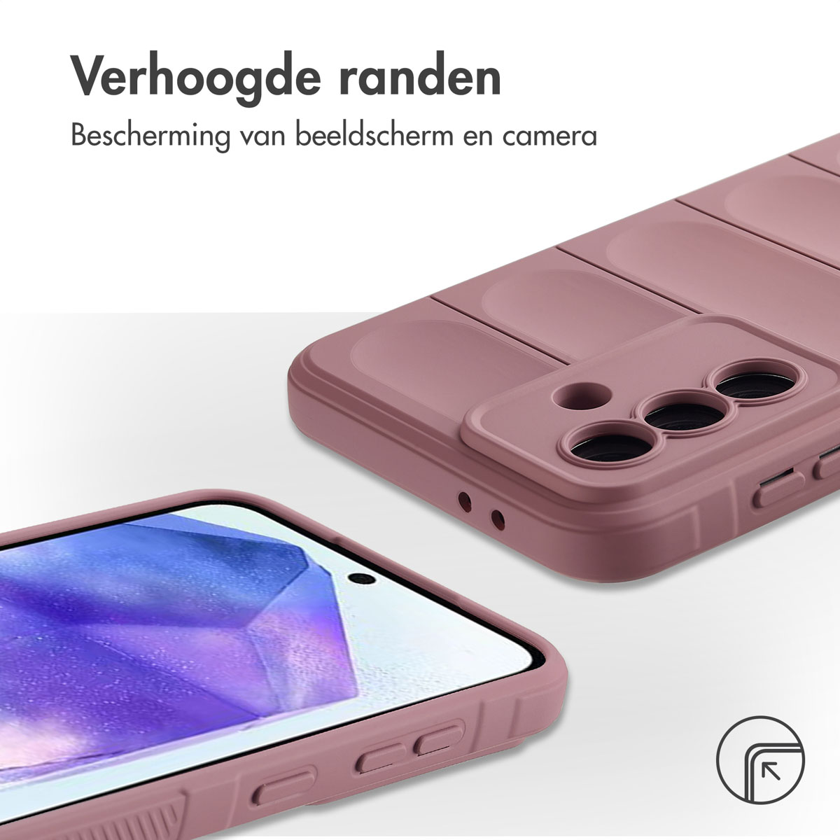 IMOSHION Coque arrière compatible avec Samsung Galaxy A36/Samsung Galaxy A56 (5G) Étui de Téléphone voor Samsung Samsung Galaxy A36/Samsung Galaxy A56 (5G) Violet