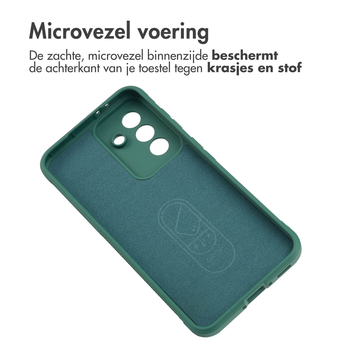IMOSHION EasyGrip Backcover - Geschikt voor Samsung Galaxy A36 / A56 - Telefoonhoesje voor Samsung Samsung Galaxy A36/Samsung Galaxy A56 (5G) Donkergroen