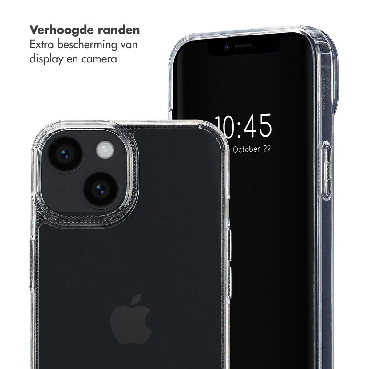 SELENCIA Coque avec lanière compatible avec iPhone 13 Étui de Téléphone voor Apple iPhone 13 Transparent