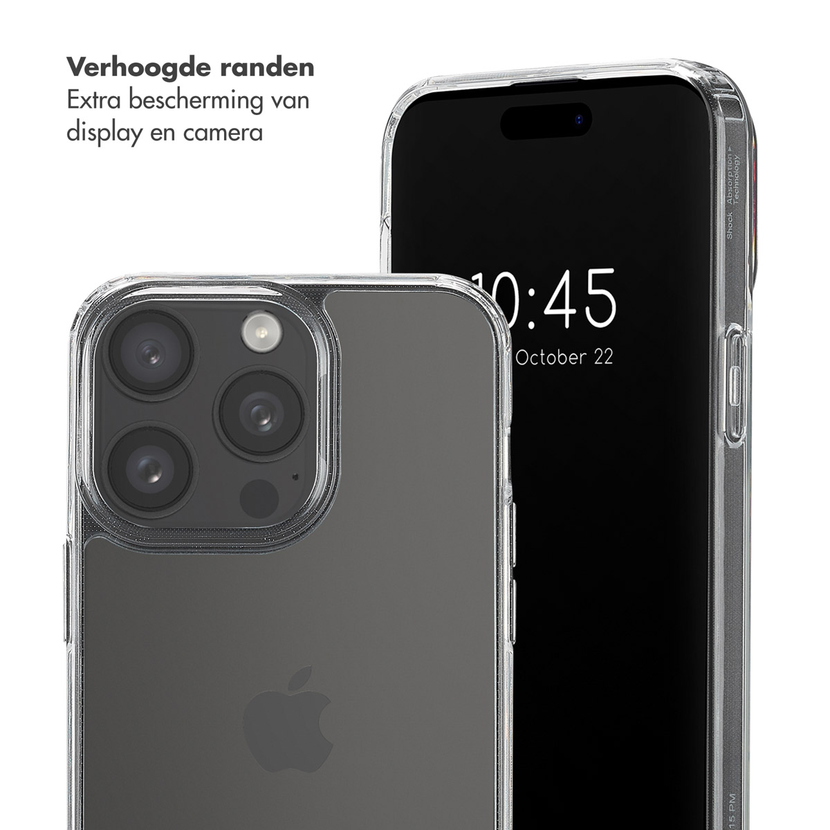 SELENCIA Cordino COVER per Apple iPhone 15 Pro Max, Trasparente