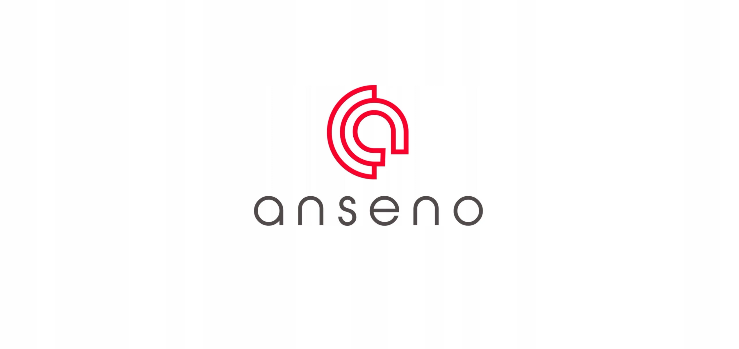 Logo Anseno. Lettera 'A' stilizzata in rosso con il nome del marchio sotto.