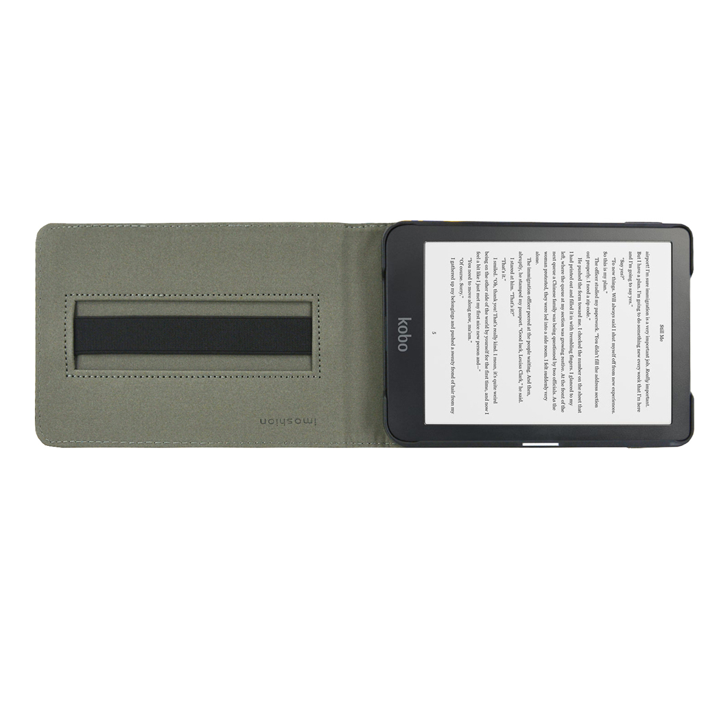 IMOSHION Stand Flipcase geschikt voor Kobo Clara HD Cover 6 inch Donkerblauw