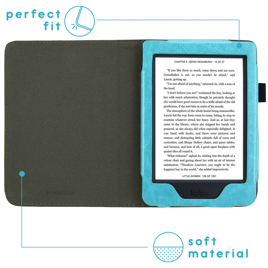 IMOSHION Coque folio compatible avec Kobo Nia Housse