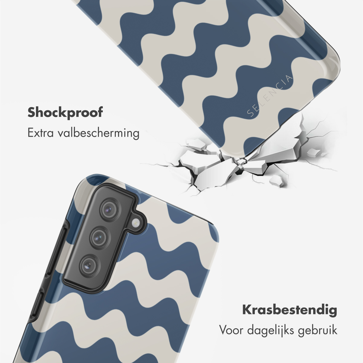 SELENCIA SH00082362 COVER per Samsung Galaxy S21 FE, Multicolore