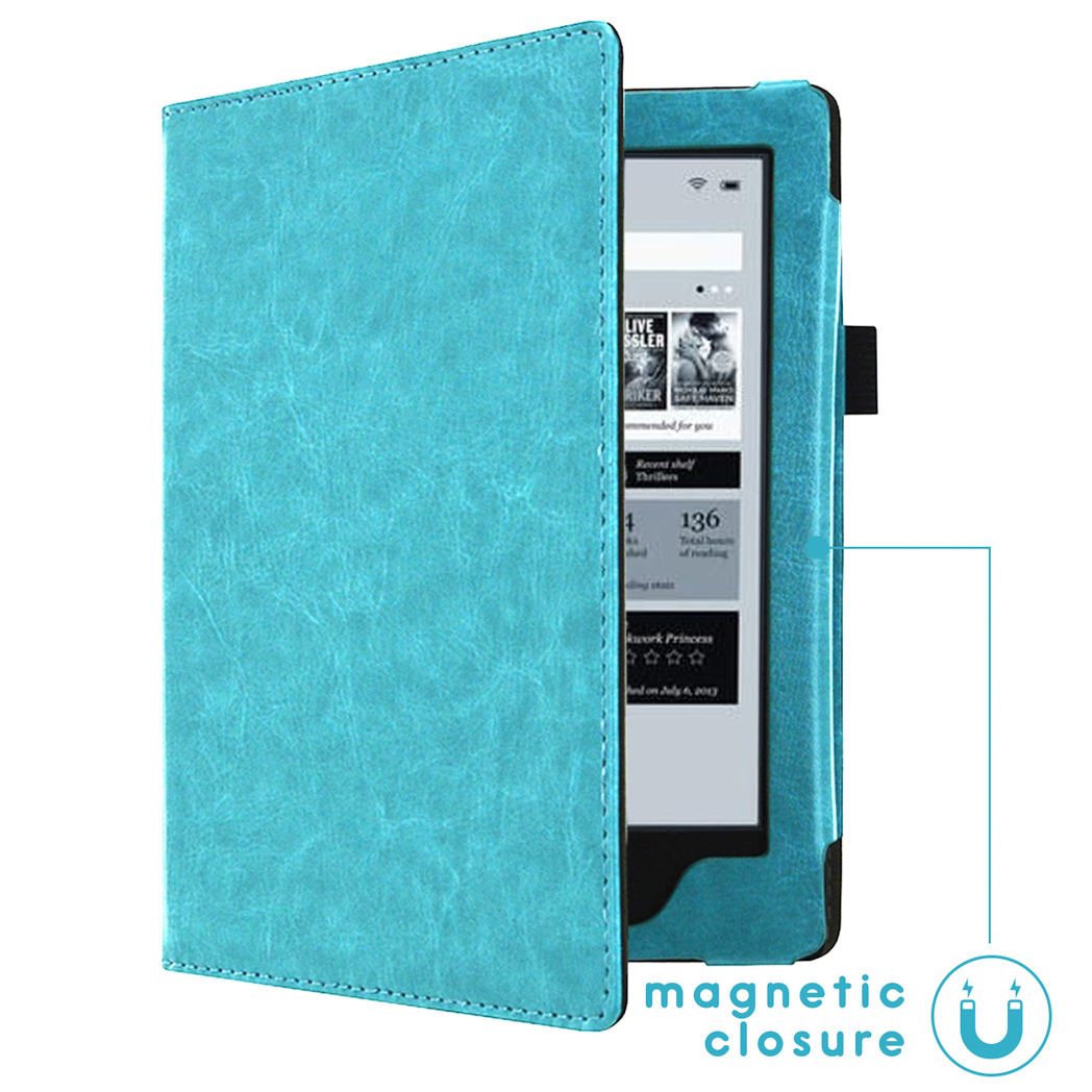 IMOSHION Vegan Leather Bookcase geschikt voor Kobo Aura H2O Cover