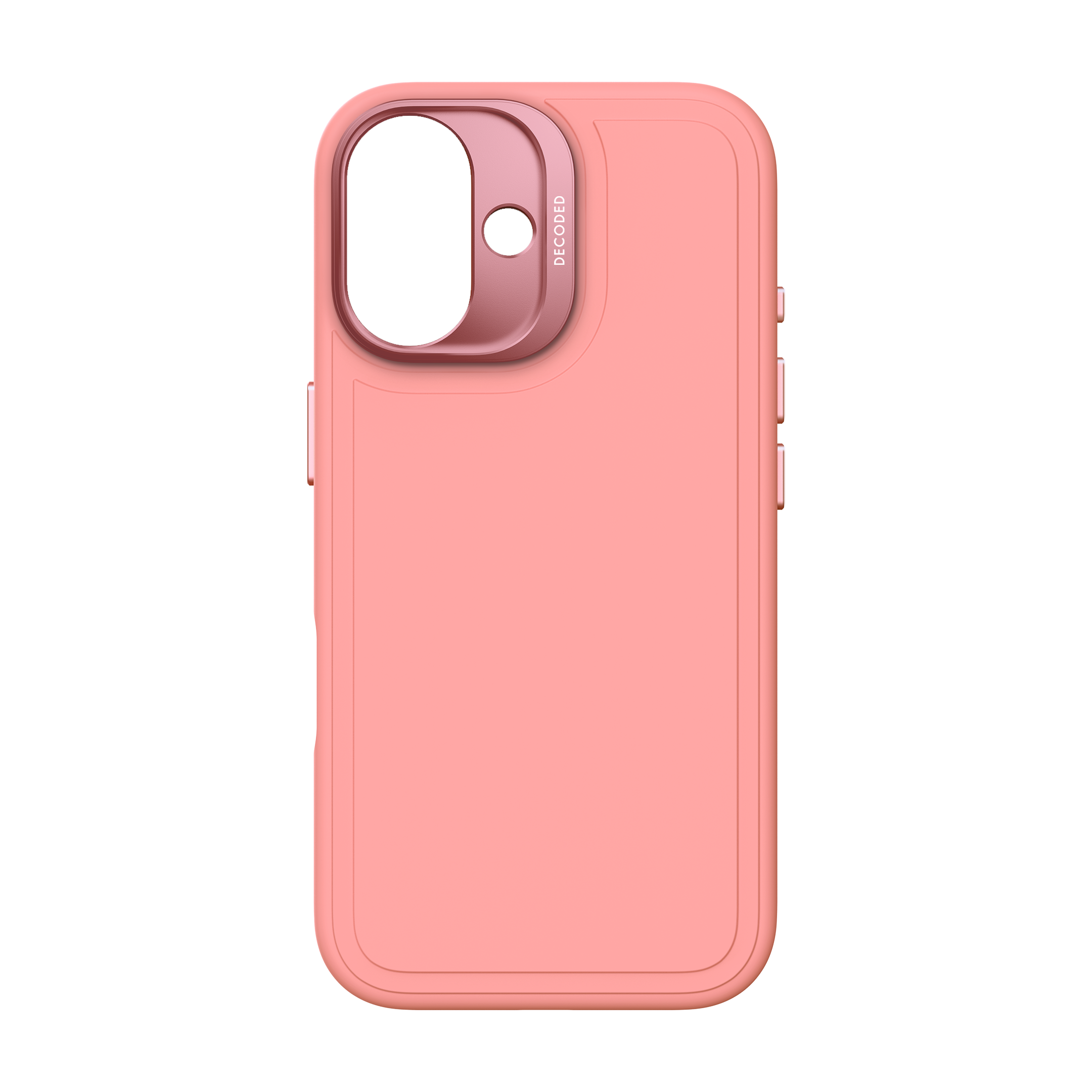 DECODED DE-D25IPO16BCST9BM COVER per iPhone 16, Rosa