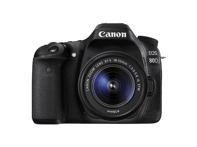 CANON EOS 80 D + EF-S 18-55 IS STM Spiegelreflexkamera, 24,2
