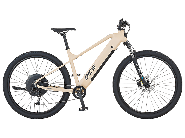 PROPHETE DICE 2.0 Mountainbike (Laufradgröße: 29 Zoll, Rahmenhöhe: 48 cm, Erwachsene-Rad, 480 Wh, Sandbeige)