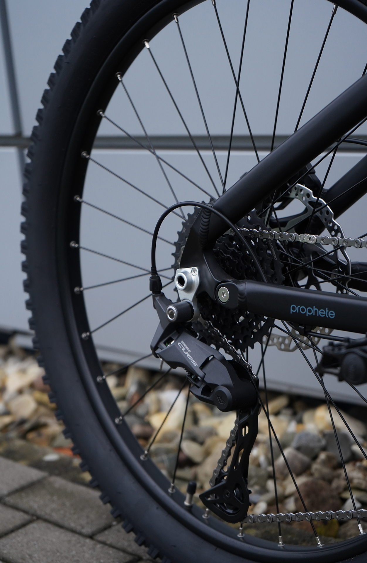 PROPHETE DICE 4.0 Mountainbike (Laufradgre: 27,5 Zoll, Rahmenhhe: 44 cm,  Erwachsene-Rad, 480 Wh, Grau) | SATURN