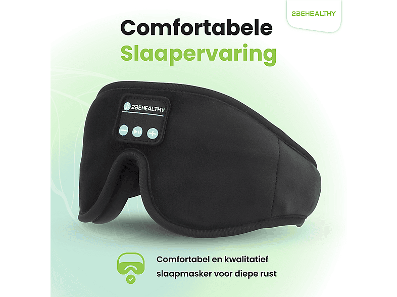 AOOTE 3D Bluetooth slaapmasker hoofdtelefoon, 3D nul oogdruk