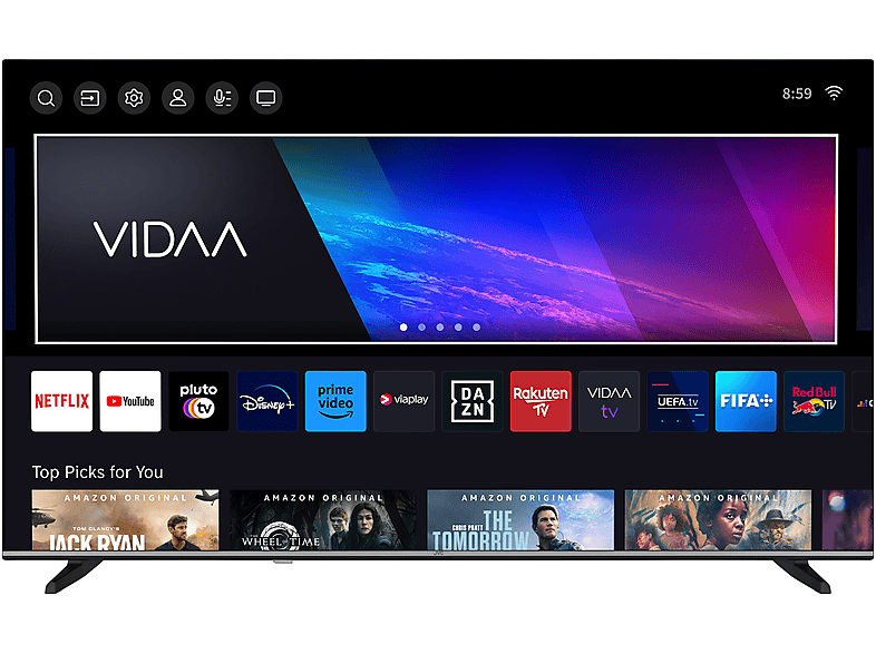 JVC LT-43VDF5455 LED TV (Flat, 43 Zoll / 108 cm, Full-HD, SMART TV)