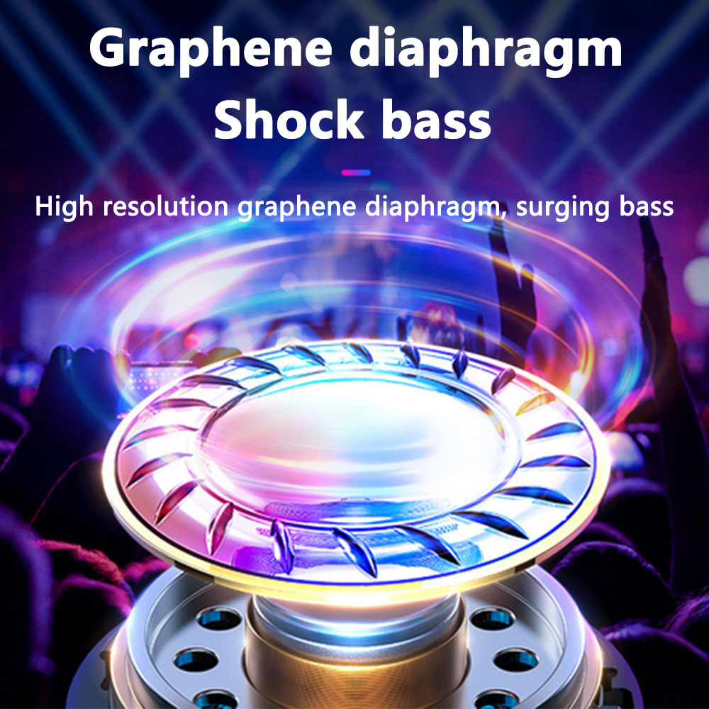 Lautsprecher mit Graphendiaphragma und Shock Bass.