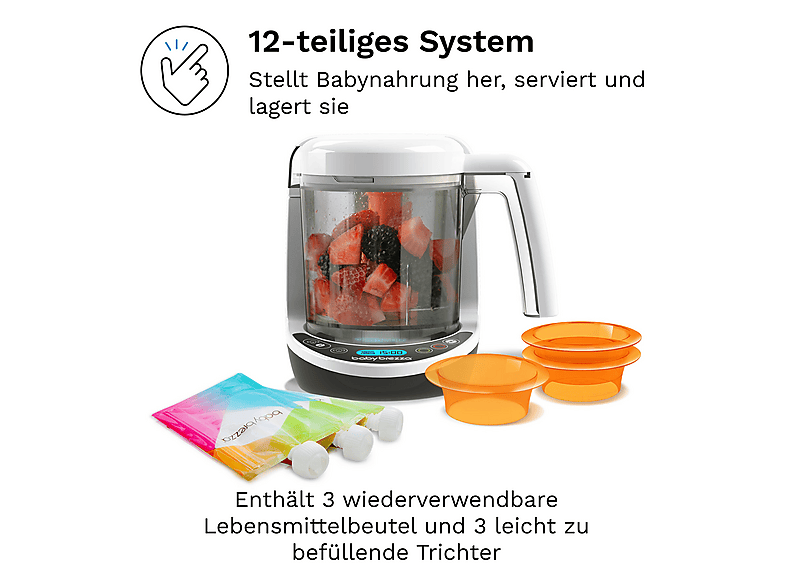 BABY BREZZA Food Maker Deluxe Babynahrungszubereiter Classic (400
