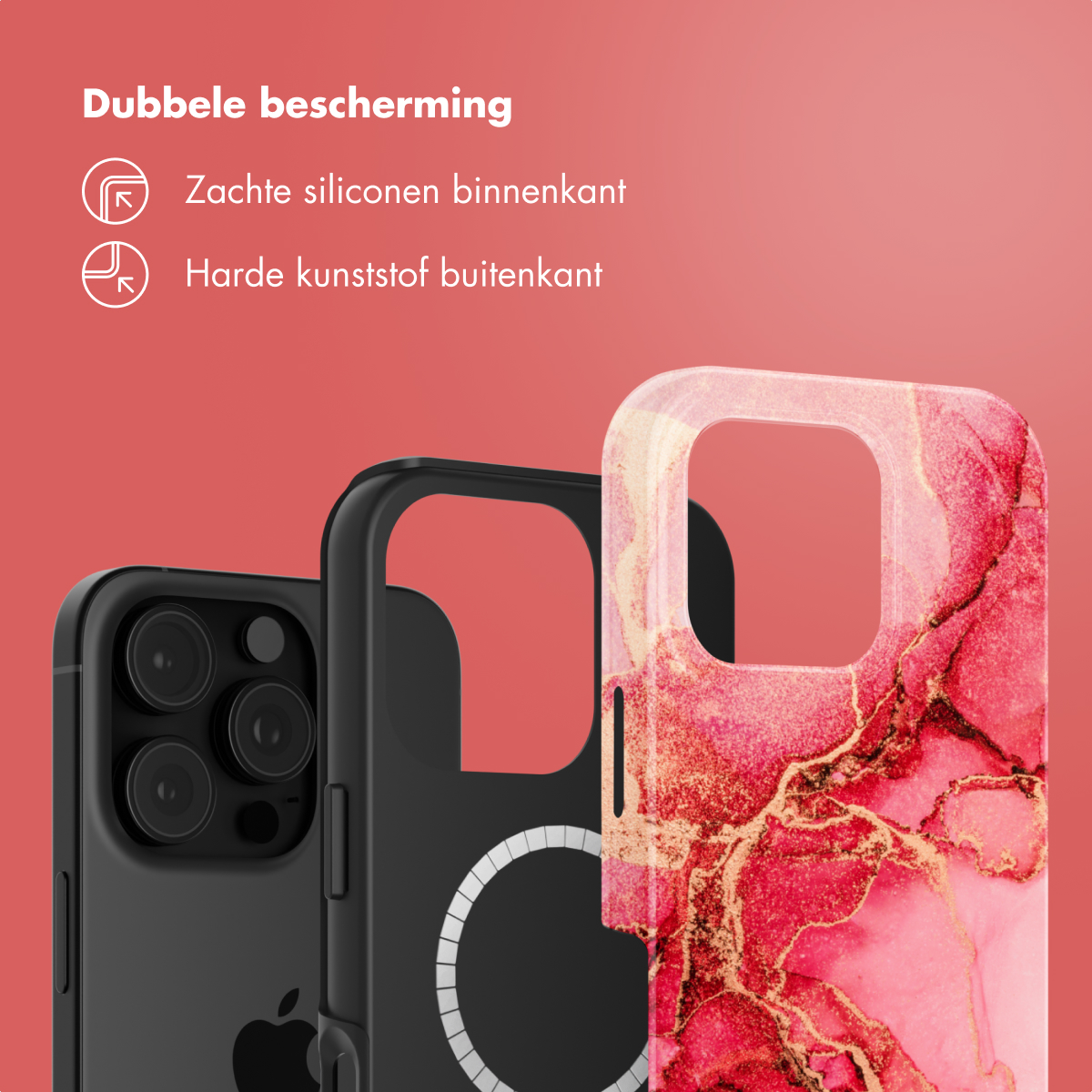SELENCIA Vivid Tough coque compatible avec iPhone 16 Pro Max Étui de Téléphone voor Apple iPhone 16 Pro Max Multicolore