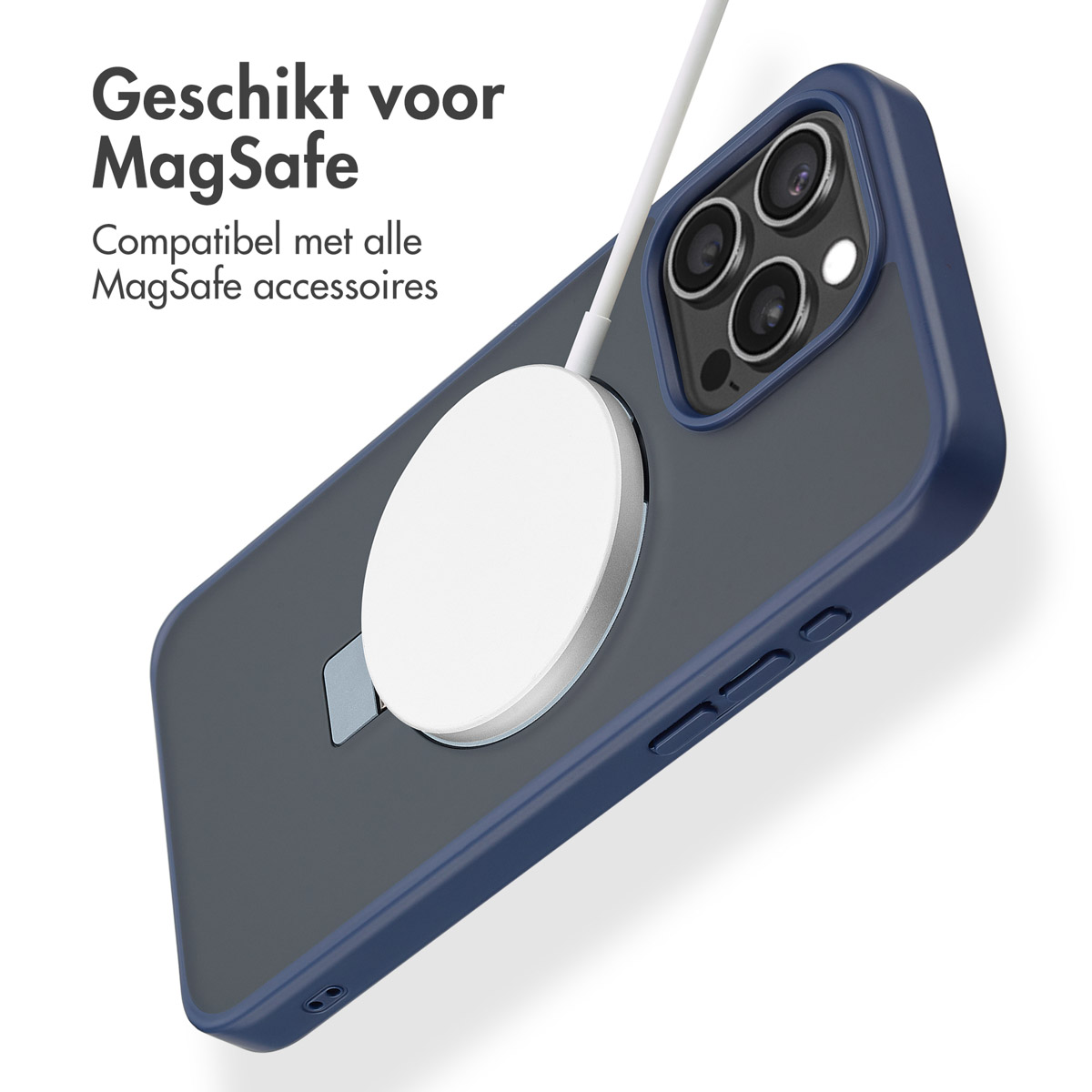 ACCEZZ SH00081232 CUSTODIA per Apple iPhone 15 Pro Max, Blu